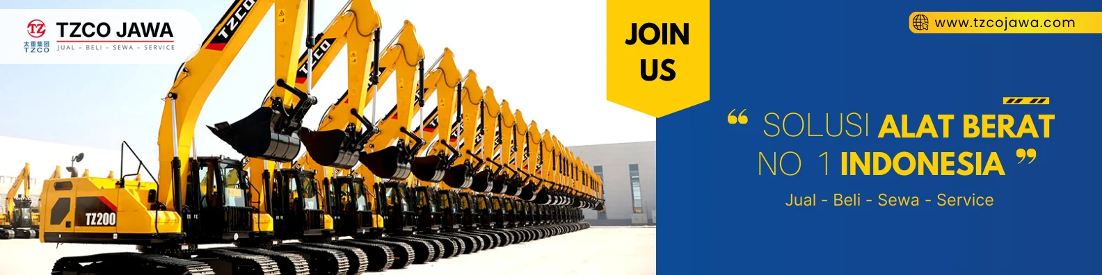 TZCO jawa- ALAT BERAT JAKARTA - SEWA ALAT BERAT